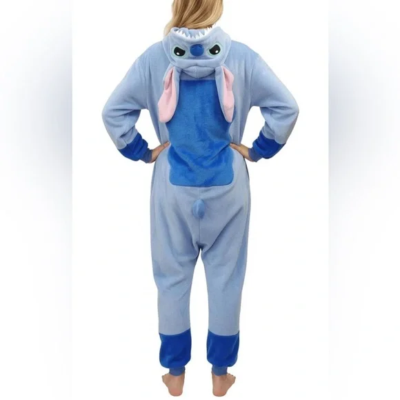 Lilo & Stitch Blue and White Hooded Onesie - Picture 2 of 3